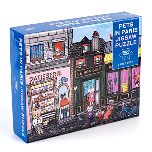 Beispielbild fr Pets in Paris 1,000-piece Jigsaw Puzzle zum Verkauf von Monster Bookshop