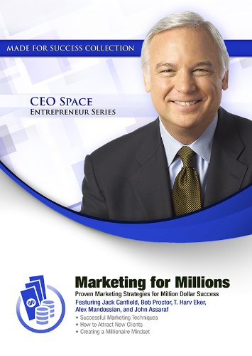 Beispielbild fr Marketing for Millions: Proven Marketing Strategies for Million Dollar Success (CEO Space Entrepreneur Series)(Made for Success Collection) zum Verkauf von The Yard Sale Store