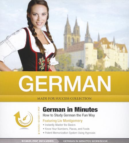Imagen de archivo de German in Minutes: How to Study German the Fun Way (Made for Success Collection) a la venta por The Yard Sale Store