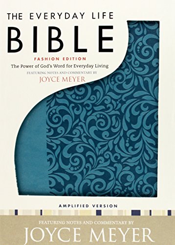 Amplified Everyday Life Bible-Turquoise Leatherette