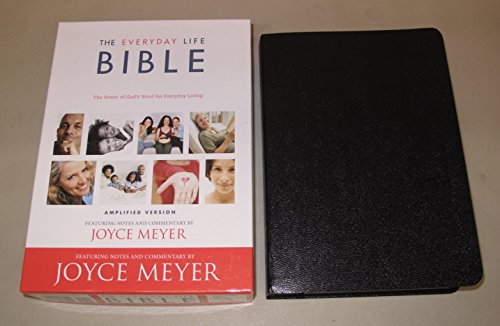 9781455561094: The Everyday Life Bible: Amplified Version, Black Bonded Leather, Silver Page Edges, Ribbon Marker