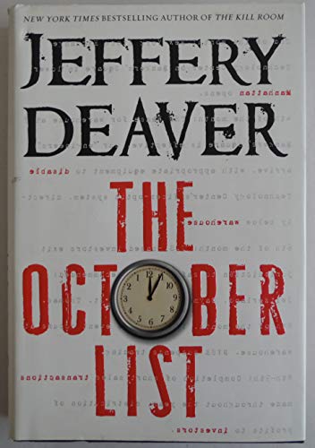 9781455576647: The October List: (Novel is in reverse begins with chapter 24)