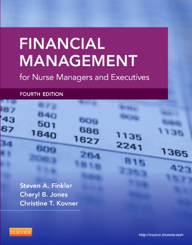 Stock image for Financial Management for Nurse Managers and Executives (Finkler, Financial Management for Nurse Managers and Executives) for sale by BooksRun