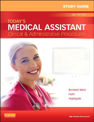 Beispielbild fr Study Guide for Today's Medical Assistant: Clinical & Administrative Procedures zum Verkauf von Wonder Book