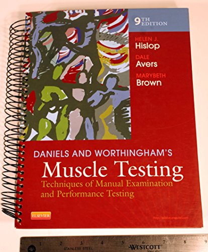 Imagen de archivo de Daniels and Worthingham's Muscle Testing: Techniques of Manual Examination and Performance Testing (Daniels & Worthington's Muscle Testing (Hislop)) a la venta por SecondSale