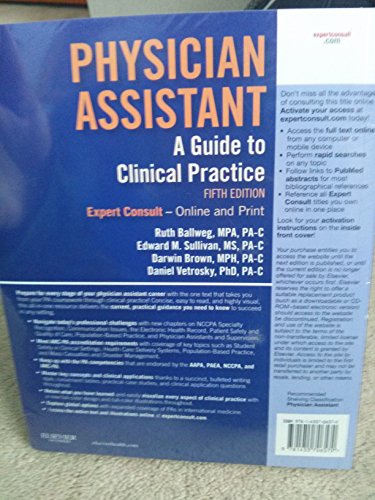 Stock image for Physician Assistant: A Guide to Clinical Practice (In Focus) for sale by SecondSale