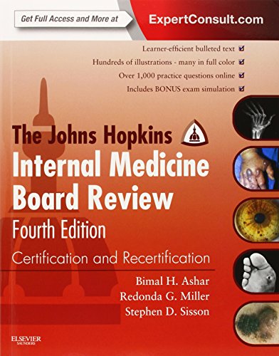 Beispielbild fr The Johns Hopkins Internal Medicine Board Review: Certification and Recertification: Expert Consult - Online and Print (Miller, Johns Hopkins lnternal Medicine Board Review) zum Verkauf von HPB-Red