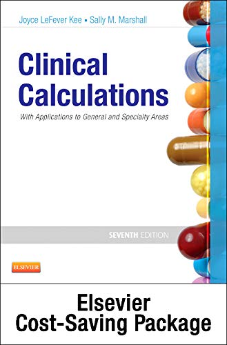 Imagen de archivo de Drug Calculations Online for Kee/Marshall: Clinical Calculations: With Applications to General and Specialty Areas (User Guide, Access Code and Textbook Package) a la venta por HPB-Red