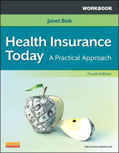 Beispielbild fr Workbook for Health Insurance Today: A Practical Approach, 4e zum Verkauf von BookHolders