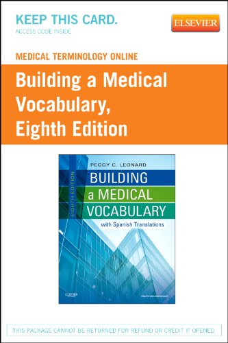 9781455708383: Medical Terminology Online for Building a Medical Vocabulary (Access Code)