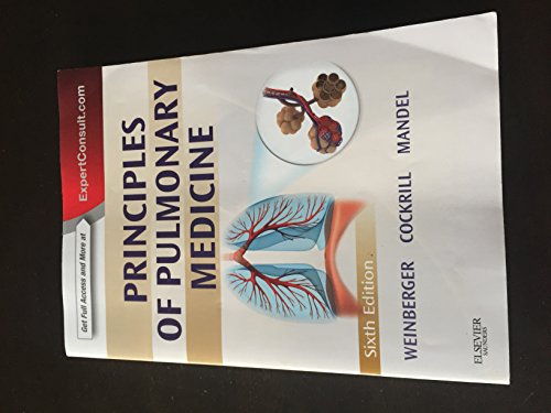 Imagen de archivo de Principles of Pulmonary Medicine: Expert Consult - Online and Print (PRINCIPLES OF PULMONARY MEDICINE (WEINBERGER)) a la venta por Goodwill