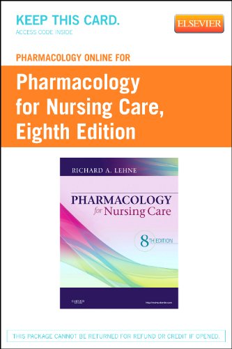 9781455725465: Pharmacology for Nursing Care