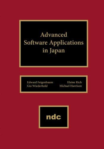 Advanced Software Applications In Japan (9781455729128) by Feigenbaum, Edward