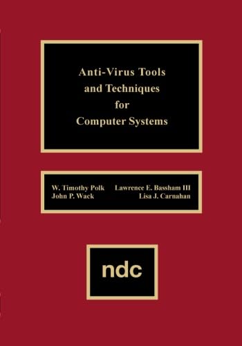 Stock image for Anti-Virus Tools & Techniques For Computer Systems for sale by Revaluation Books