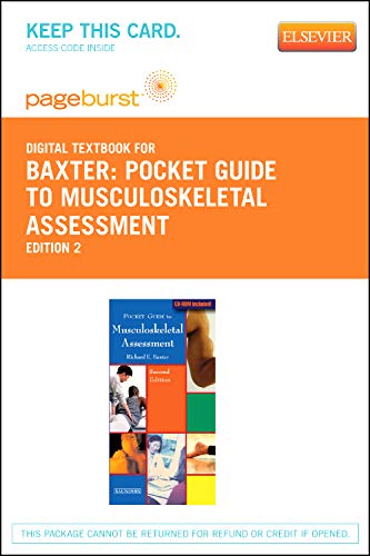 9781455734665: Pocket Guide to Musculoskeletal Assessment: Pageburst Retail
