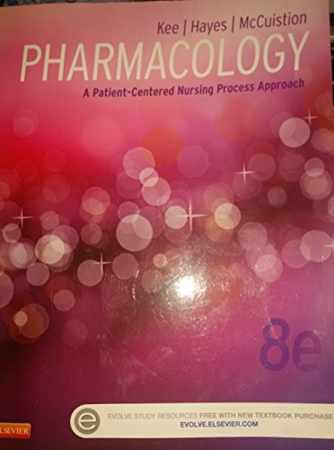 Stock image for Pharmacology: A Patient-Centered Nursing Process Approach (Kee, Pharmacology) for sale by Orion Tech