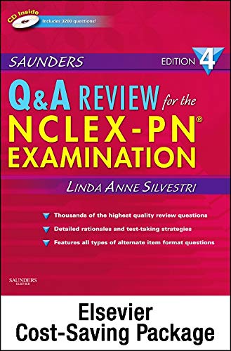 Saunders Q & A Review for the NCLEX-PNÂ® Examination - Elsevier eBook on VitalSource + Evolve Access (Retail Access Cards) (9781455753949) by Silvestri PhD RN ANEF FAAN, Linda Anne