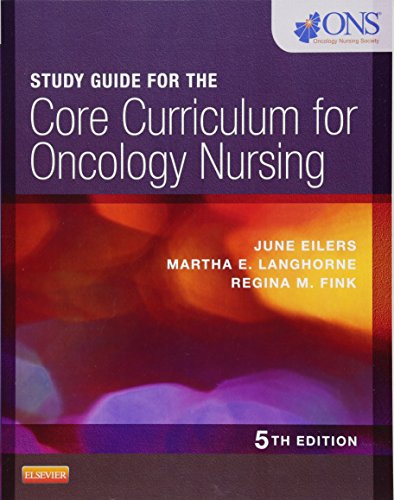 Imagen de archivo de Study Guide for the Core Curriculum for Oncology Nursing a la venta por SecondSale