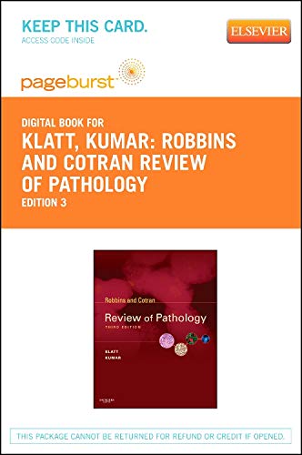 Robbins and Cotran Review of Pathology - Elsevier eBook on VitalSource (Retail Access Card): Robbins and Cotran Review of Pathology - Elsevier eBook ... (Retail Access Card) (Robbins Pathology) (9781455755547) by Klatt MD, Edward C.; Kumar MBBS MD FRCPath, Vinay