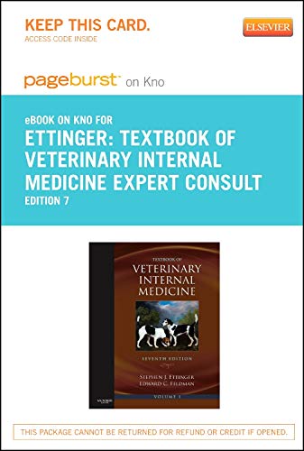 Textbook of Veterinary Internal Medicine - Elsevier eBook on Intel Education Study (Retail Access Card): Textbook of Veterinary Internal Medicine - ... on Intel Education Study (Retail Access Card) (9781455773800) by Ettinger DVM DACVIM, Stephen J.; Feldman DVM DACVIM, Edward C.