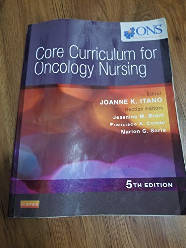 Stock image for Core Curriculum for Oncology Nursing for sale by KuleliBooks