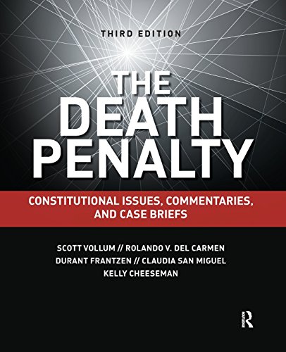 Beispielbild fr The Death Penalty: Constitutional Issues, Commentaries, and Case Briefs zum Verkauf von Chiron Media