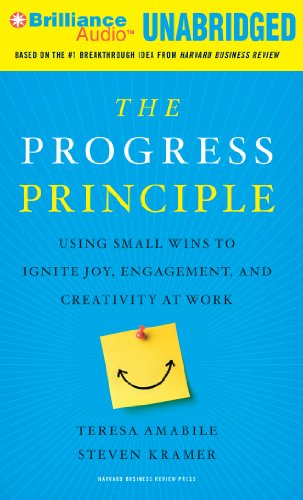Imagen de archivo de The Progress Principle: Using Small Wins to Ignite Joy, Engagement, and Creativity at Work a la venta por Book Outpost