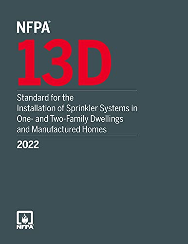 Stock image for NFPA 13D, Standard for the Installation of Sprinkler Systems in One- and Two-Family Dwellings and Manufactured Homes, 2022 Edition for sale by Front Cover Books