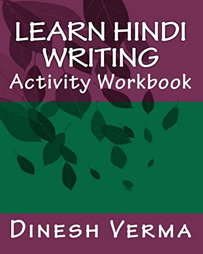 Stock image for Learn Hindi Writing Activity Workbook for sale by ThriftBooks-Dallas