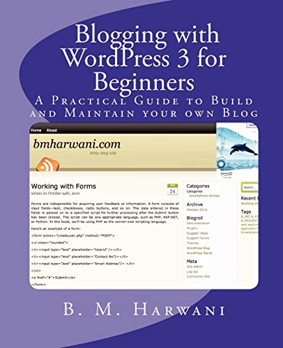Imagen de archivo de Blogging with WordPress 3 for Beginners: A Practical Guide to Build and Maintain your own Blog a la venta por THE SAINT BOOKSTORE