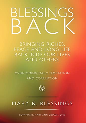 Blessings Back (Hardback) - Mary B Blessings