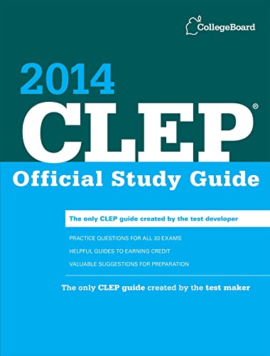 Imagen de archivo de CLEP Official Study Guide 2014 a la venta por Better World Books