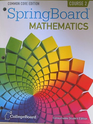 9781457301490: Springboard Mathematics Common Core Edition Course 2