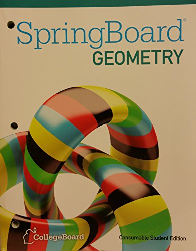 Stock image for SpringBoard Geometry 2015 Consumable Student Edition for sale by TextbookRush