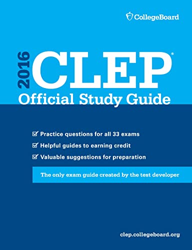 Stock image for CLEP Official Study Guide 2016 for sale by SecondSale