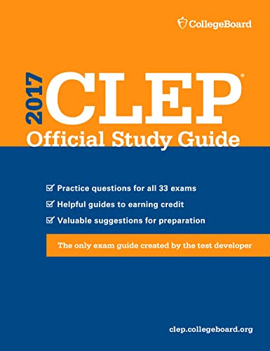 Imagen de archivo de CLEP Official Study Guide 2017 a la venta por Orion Tech
