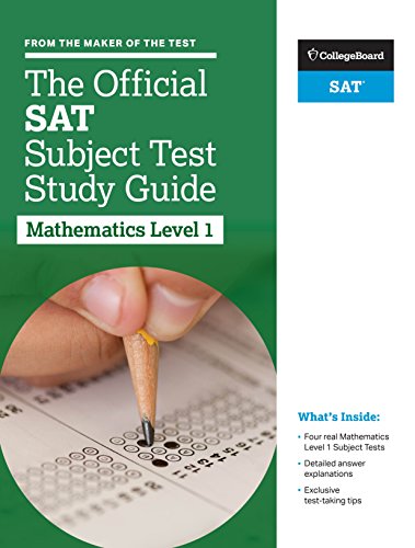 Stock image for The Official SAT Subject Test in Mathematics Level 1 Study Guide for sale by Orion Tech