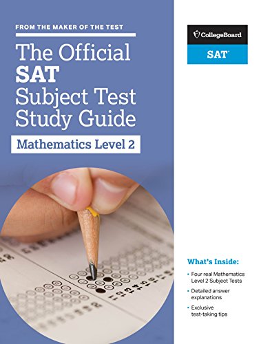 Imagen de archivo de The Official SAT Subject Test in Mathematics Level 2 Study Guide a la venta por Gulf Coast Books