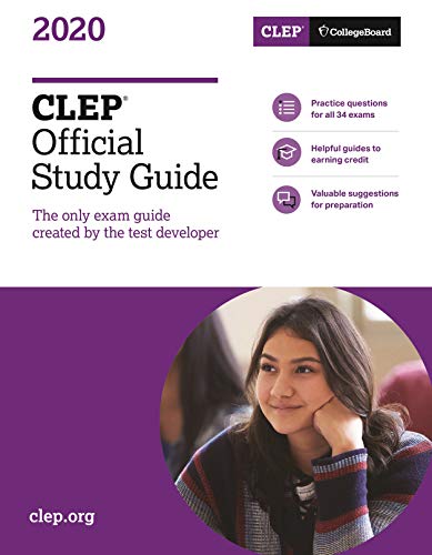 Imagen de archivo de CLEP Official Study Guide 2020 a la venta por More Than Words