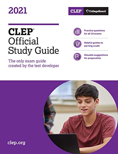 Imagen de archivo de CLEP Official Study Guide 2021 a la venta por Better World Books