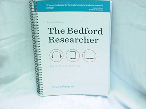Stock image for The Bedford Researcher for sale by SecondSale