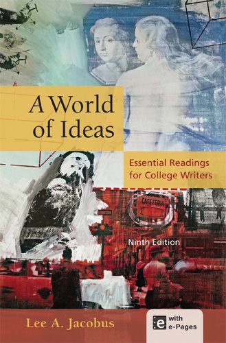 Beispielbild fr A World of Ideas: Essential Readings for College Writers zum Verkauf von Orion Tech