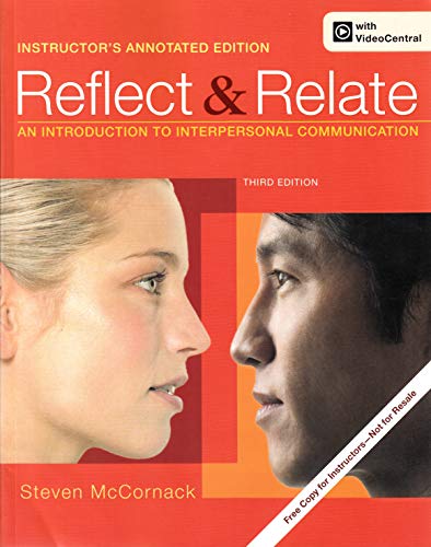 Stock image for Aie Read and Reflect An Introduction to Interpersonal Communication for sale by HPB-Red