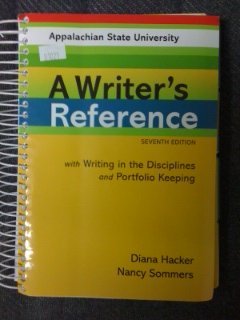 Stock image for A Writer's Reference with Writing in the Disciplines and Portfolio Keeping (7th Edition) - Custom for Appalachian State University for sale by ThriftBooks-Dallas