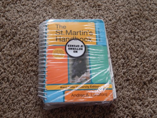Imagen de archivo de The St. Martin's Handbook, Kent State University Edition a la venta por Jenson Books Inc