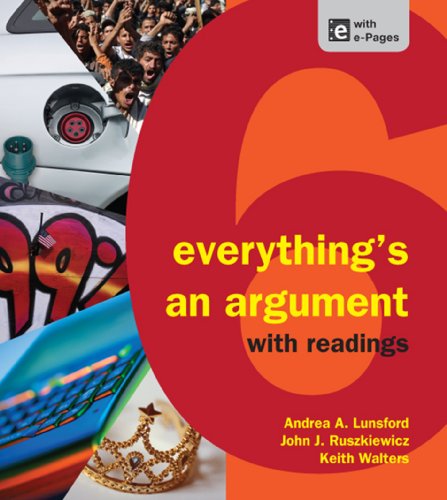 9781457606045: Everything's An Argument With Readings