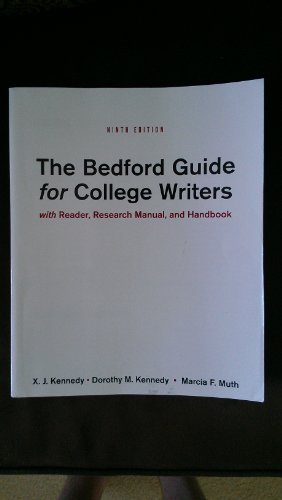 Beispielbild fr The Bedford Guide for College Writers: with Reader, Research Manual, and Handbook zum Verkauf von BookHolders