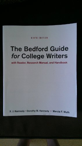 Imagen de archivo de The Bedford Guide for College Writers: with Reader, Research Manual, and Handbook a la venta por BookHolders