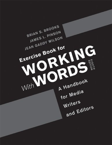 Stock image for Exercise Book for Working With Words for sale by Your Online Bookstore