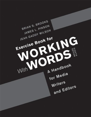 Stock image for Exercise Book for Working With Words for sale by SecondSale